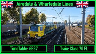 TSW7 / PS5 / Airedale & Wharfedale Lines / Class 70 FL / 6E37 / No Commentary