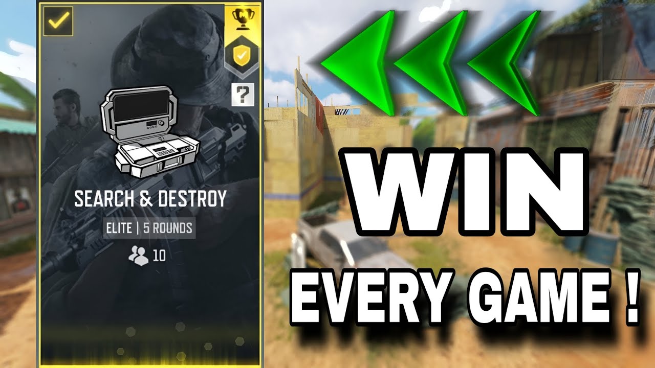 3 Tips to Win Every Search and Destroy Match!