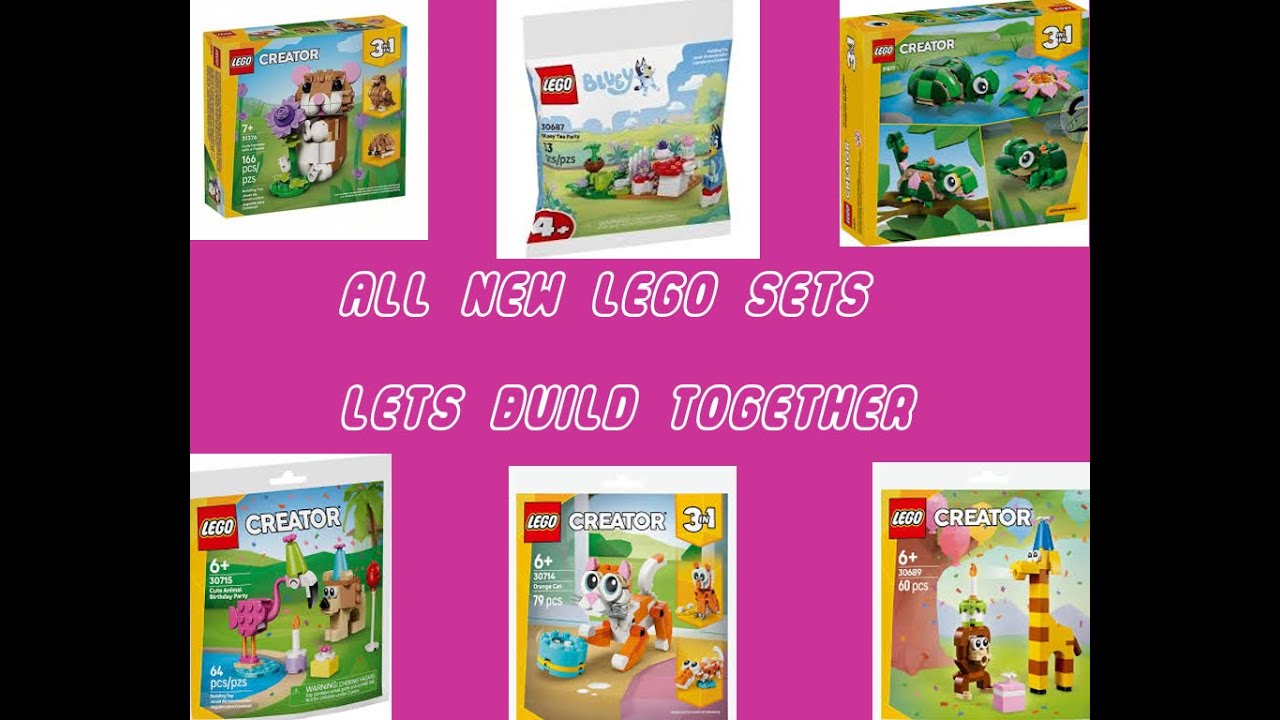 pop up live new lego sets