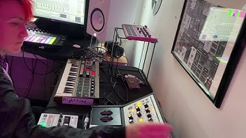 Live Performance w/ Ableton Push 2, Moog Sub Phatty, Microkorg and BSP