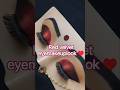 RED VELVET EYEMAKEUPLOOK♥️ #makeuptutorial #shortvideo #makeupartistyasmin thanks for watching ☺️❤️💋