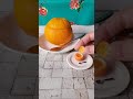 銀座千疋屋のオレンジゼリーをミニチュアで作ってみた