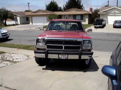 92 Dodge Ram.wmv - YouTube