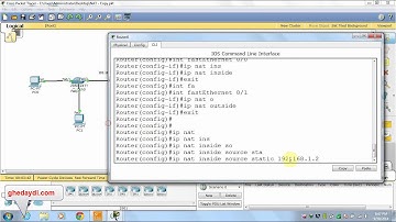 Cau hinh Static Nat tren Router Cisco