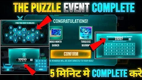 how to complete new moco event in free fire ।। moco event all codes free fire ।।