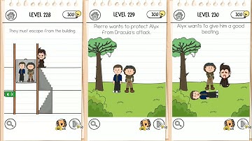 Brain Test 3 Level 228, 229, 230 Tricky Quests Solved #androidgames #braintest #answer