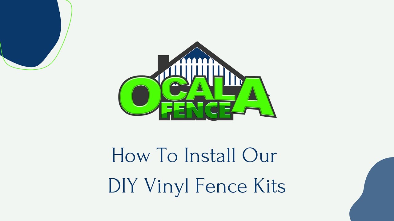 How To Install Our DIY Vinyl Fence Kits YouTube