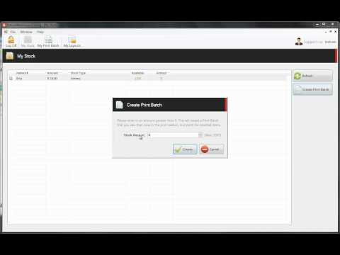 Airtime Warehouse Printing Application - Create a Print Batch File