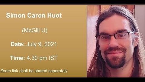 Simon Caron Huot: (McGill U): Gravity: the force from the ultraviolet(Zoom Seminar)