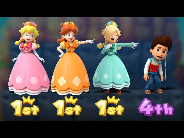 マリオパーティ10】すべての面白いミニゲーム プリンセス VS ライダー