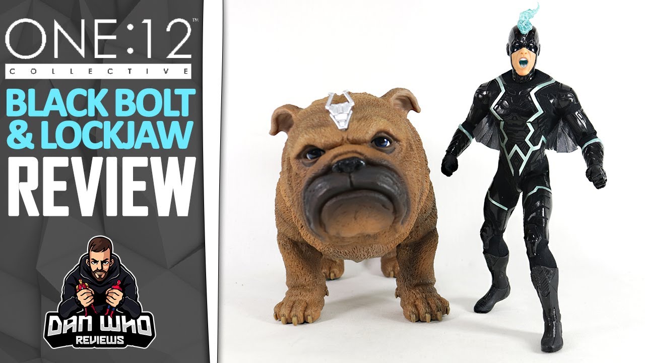 Mezco One12 Collective Black Bolt & Lockjaw (The Inhumans Boxset