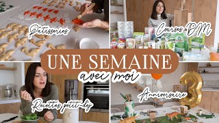 Weekly vlog - Préparatifs anniv Côme, courses dm, recettes & DIY