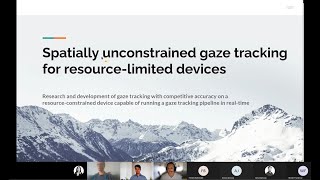 Thesis Project: Spatially unconstrained gaze estimation for resource limited devices