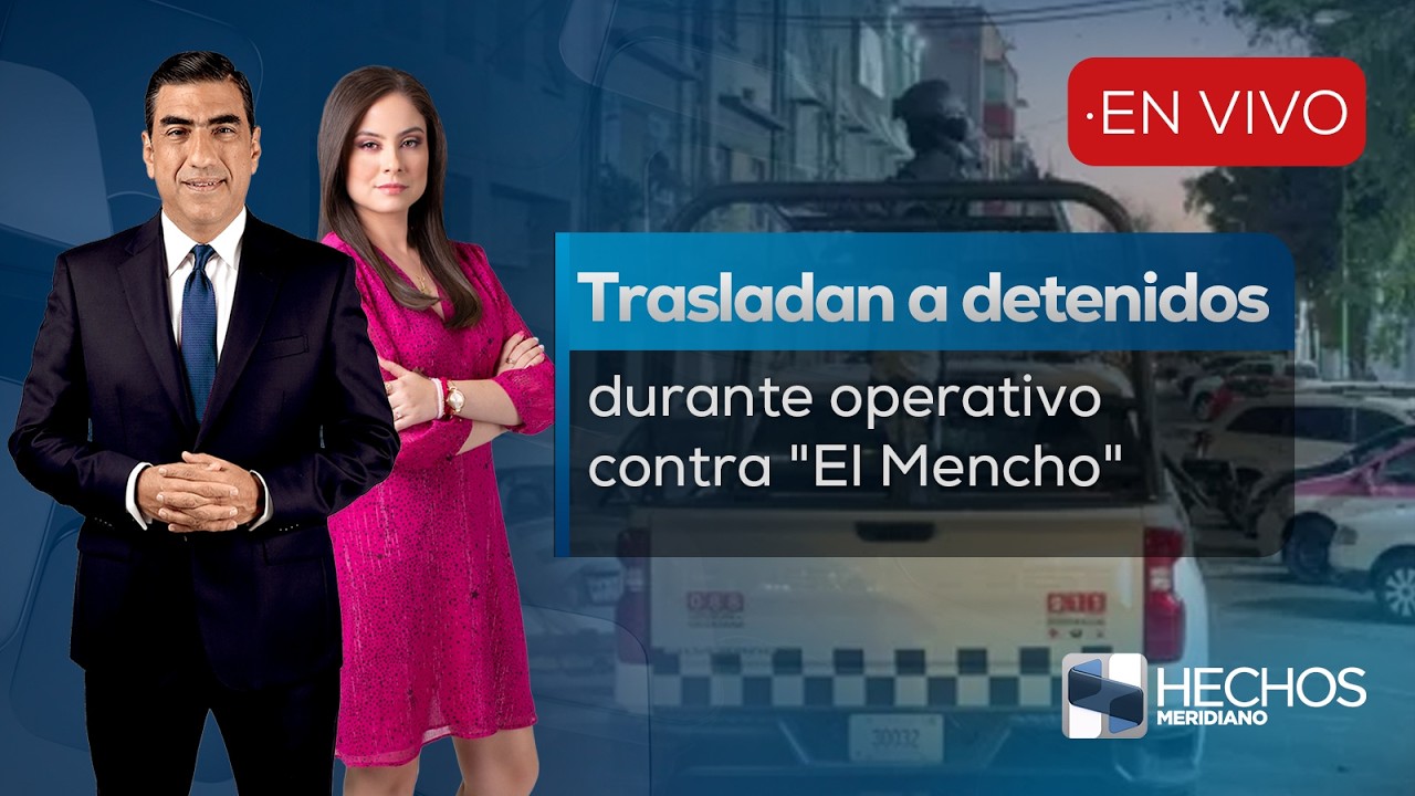 #HechosMeridiano | Trasladan a detenidos durante operativo contra 