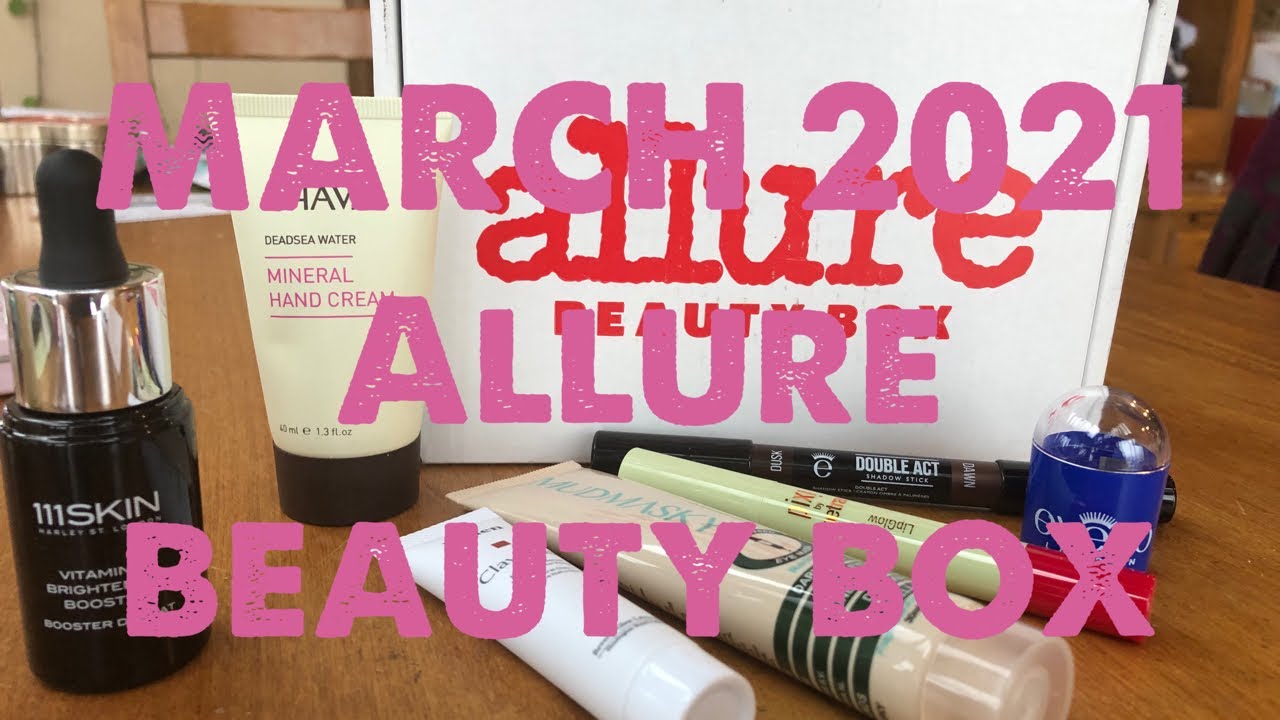 ALLURE BEAUTY BOX MARCH 2021