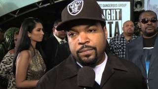 Straight Outta Compton: Producer Ice Cube Red Carpet Premiere Interview | ScreenSlam