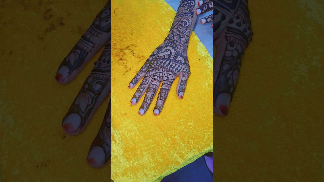 new mehandi #bridalmehndidesign #indianmehandiraj #mehandi #henna #shortvideo #viralvideo