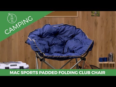Mac Sports Padded Folding Club Chair