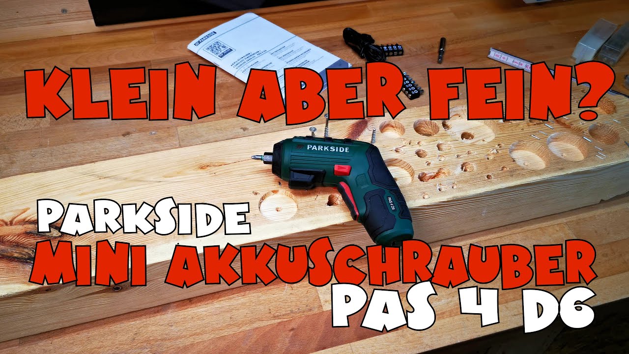 Bohrer bleibt stecken: PARKSIDE® Akkuschrauber PAS 4 D6 - YouTube