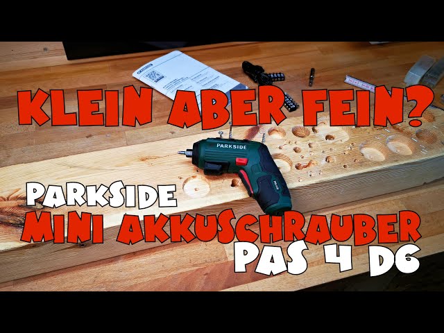 Bohrer bleibt stecken: PARKSIDE® Akkuschrauber PAS 4 D6 - YouTube