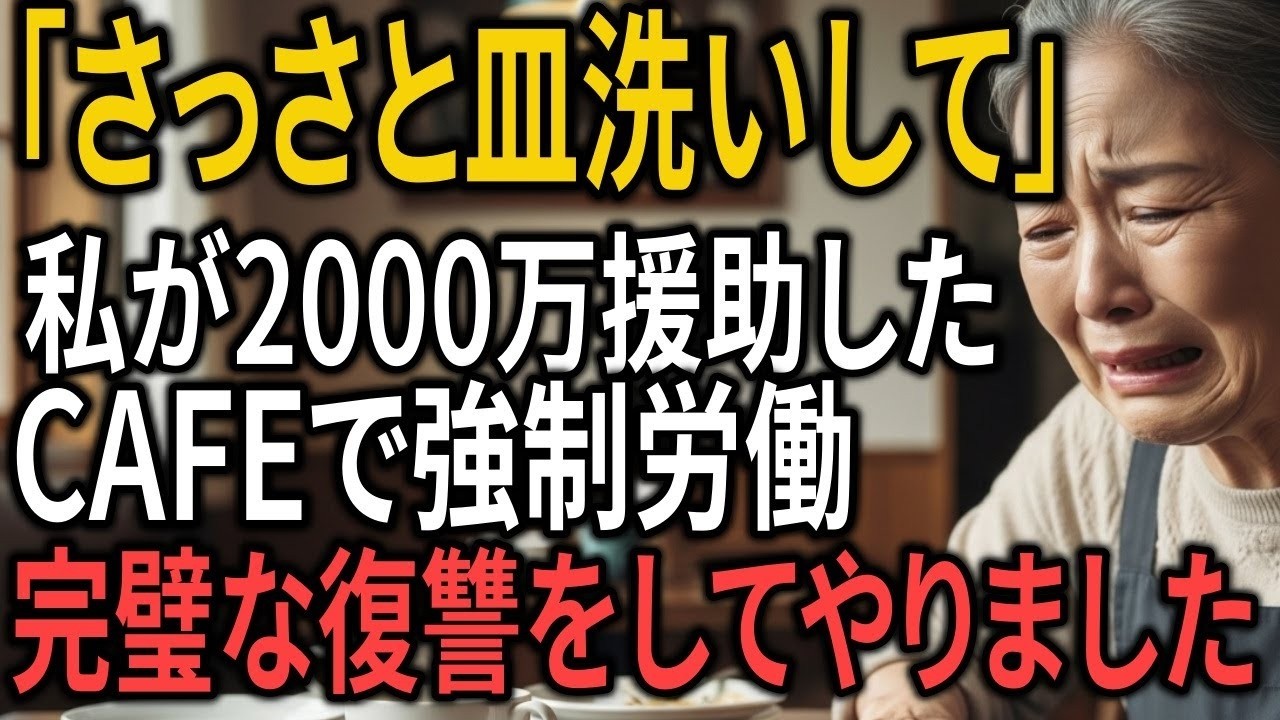 カフェオープンのため2000万円も援助したのに、完成した店で手伝いという名の強制労働　息子夫婦の人生を転落させてやりました