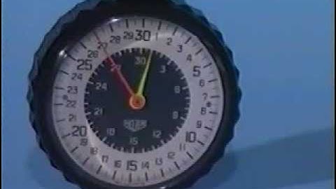 Measuring instruments for Physics - Analog stopwatch