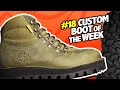 OLIVE TYRE SOLE RAZORBACK // Custom Boot of the Week #18