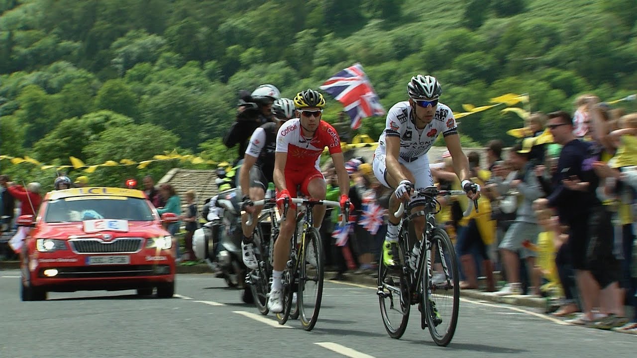 Tour de France Races Through Buckden - 5 July 2014 - YouTube