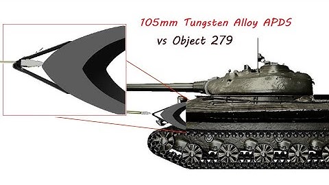 M60A1 vs Object 279 | M728 APDS | Armor Penetration Simulation