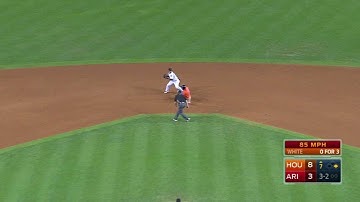 HOU@ARI: D-backs show off gloves with a double play