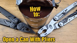 🛠 How to: Open a Can with Multitool Pliers
