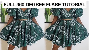 How to Cut a Full 360 Degree flare | Beginners Friendly Tutorial