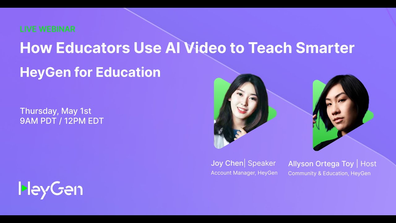 HeyGen for Education: How Educators Use AI Video to Teach Smarter - YouTube