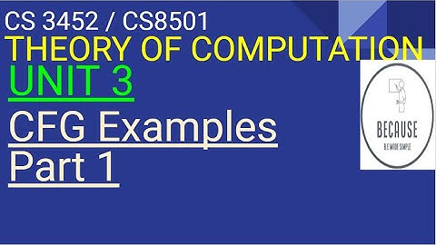 3.4 Context Free Grammar Part 1 in Tamil