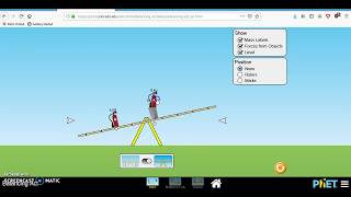 Tutorial Simulasi Fisika -  Kesetimbangan Melalui Phet Colorado screenshot 5
