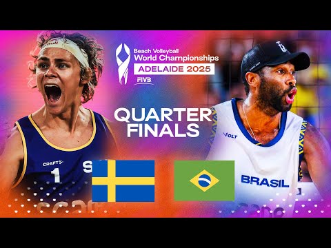 Åhman Hellvig Vs Evandro Arthur Lanci Beach World Championships 2025 Highlights Quarter Finals