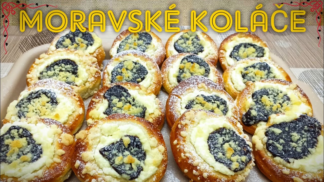Výborné moravské koláče - Var a peč s Martinkou ( ako upiecť moravské koláče)