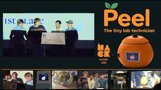 Peel - The tiny lab technician (HackMIT 2026 1st place)