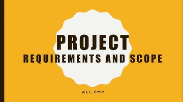 Project Requirements and Scope - Part 1