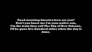 Willie Nelson - City Of New Orleans chords