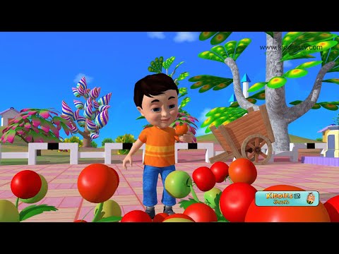 Aha Tomato Khup Chan Chan & more rhymes | Marathi Balgeet | KiddiesTV Marathi