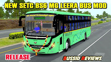 🎀🤩New SETC BS6 MG LEERA💥Tn Govt Bus Mod Released🔥😎