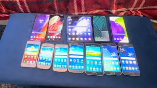 My Samsung phone collection history