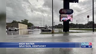 Localized flooding hits part of region