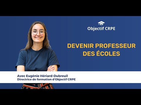 CRPE 2023 - Devenir professeur des écoles