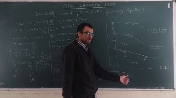 Open Channel Flow - 40 [Governing equation of gradually varied flow (GVF)]