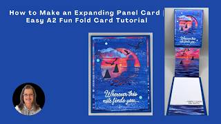 How to Make an Expanding Panel Card | Easy A2 Fun Fold Card Tutorial