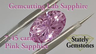 Gemcutting - Lab Created Pink Sapphire