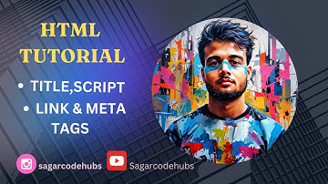 HTML Tutorial: Meta, Title, Link, and Script | Web Development Tutorials #4