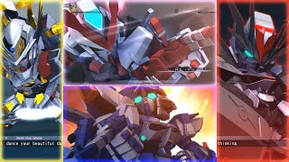 SD Gundam G Generation Cross Ray - Gundam Seed Destiny Astray R, Astray B, Lord Astray.